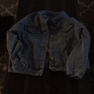 Very new light blue jean jacket good quality